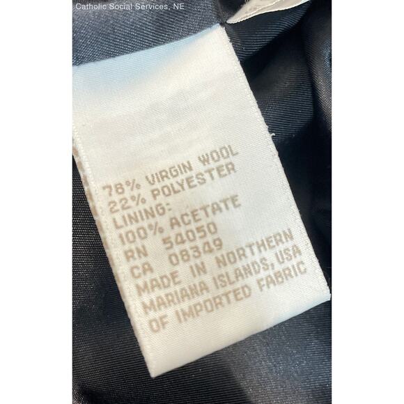 Jones New York Gray Women's Virgin Wool Blend Full Zip Blazer - Size 14 - Picture 5 of 5